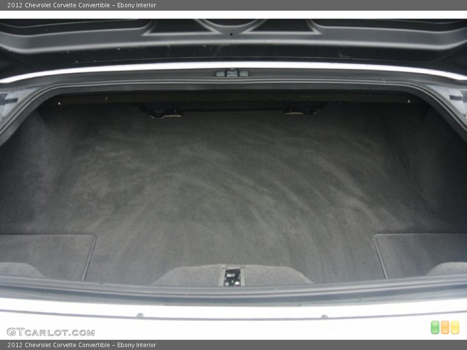 Ebony Interior Trunk for the 2012 Chevrolet Corvette Convertible #81995104