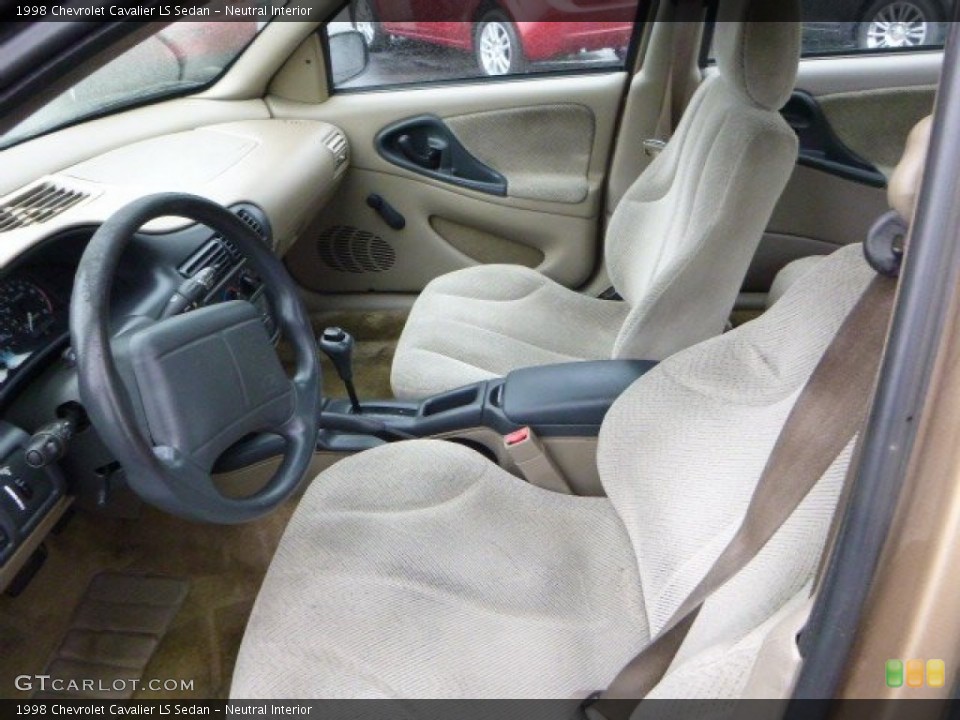 Neutral Interior Front Seat for the 1998 Chevrolet Cavalier LS Sedan #81997717