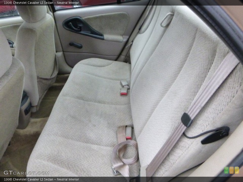 Neutral Interior Rear Seat for the 1998 Chevrolet Cavalier LS Sedan #81997741