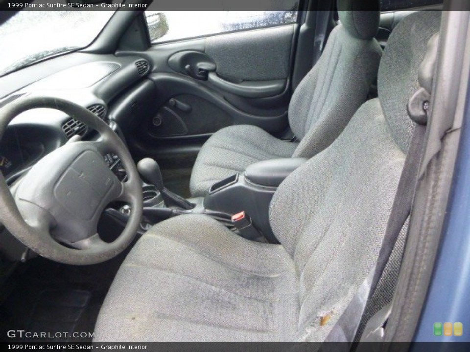 Graphite Interior Front Seat for the 1999 Pontiac Sunfire SE Sedan #81998064