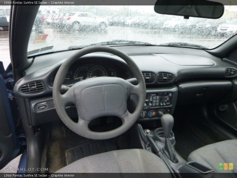 Graphite Interior Dashboard for the 1999 Pontiac Sunfire SE Sedan #81998108