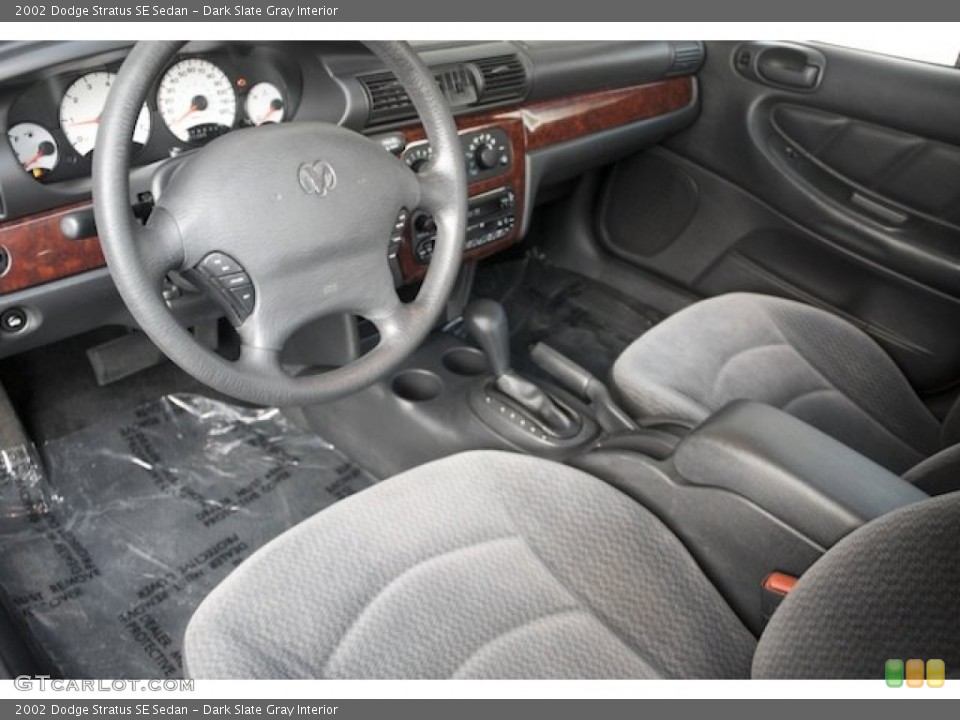 Dark Slate Gray Interior Prime Interior for the 2002 Dodge Stratus SE Sedan #82000661