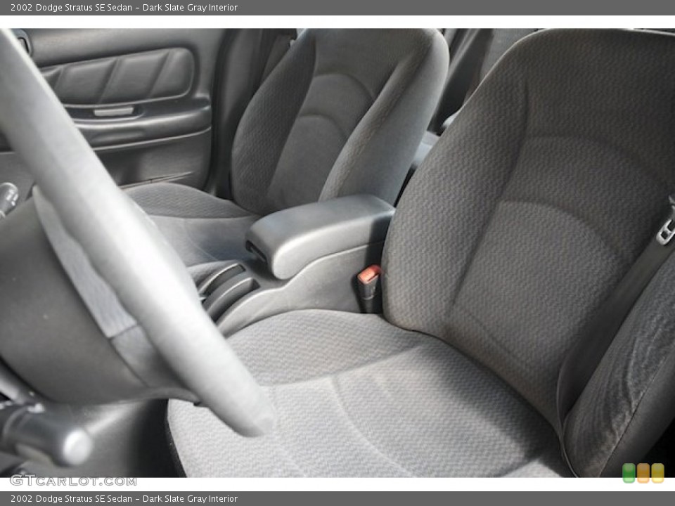 Dark Slate Gray Interior Front Seat for the 2002 Dodge Stratus SE Sedan #82000688