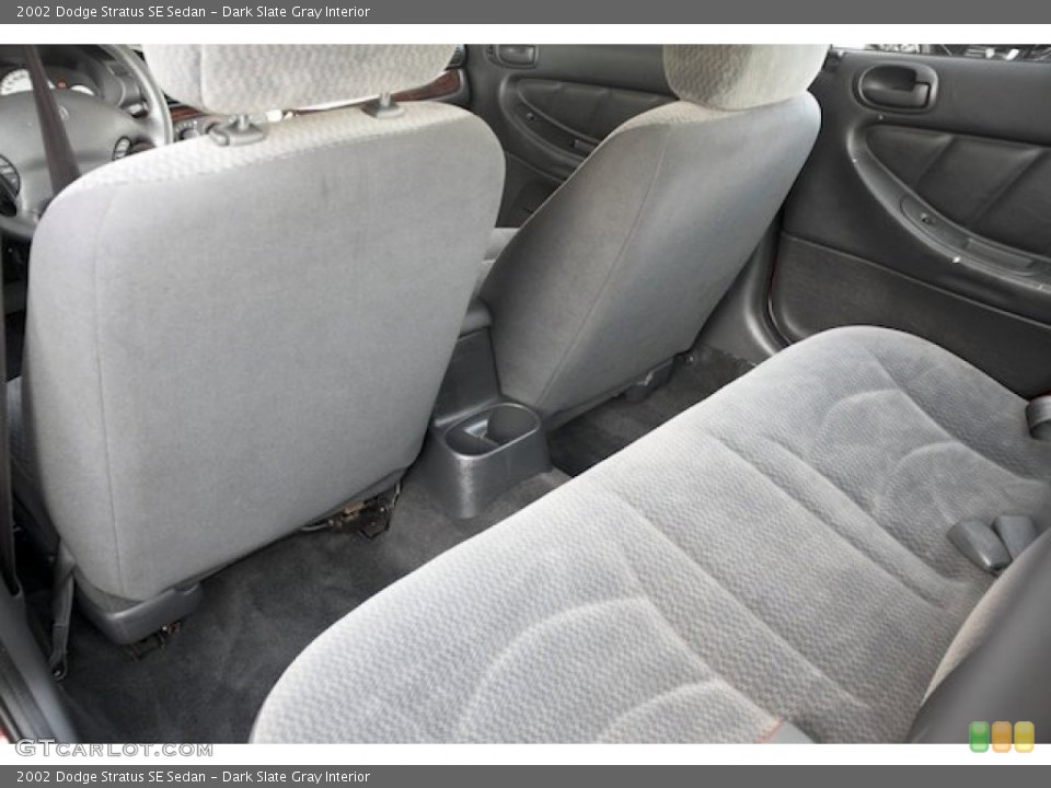 Dark Slate Gray Interior Rear Seat for the 2002 Dodge Stratus SE Sedan #82000703