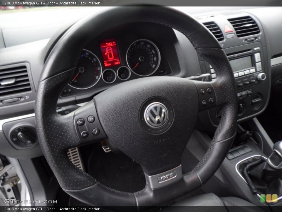 Anthracite Black Interior Steering Wheel for the 2008 Volkswagen GTI 4 Door #82001115