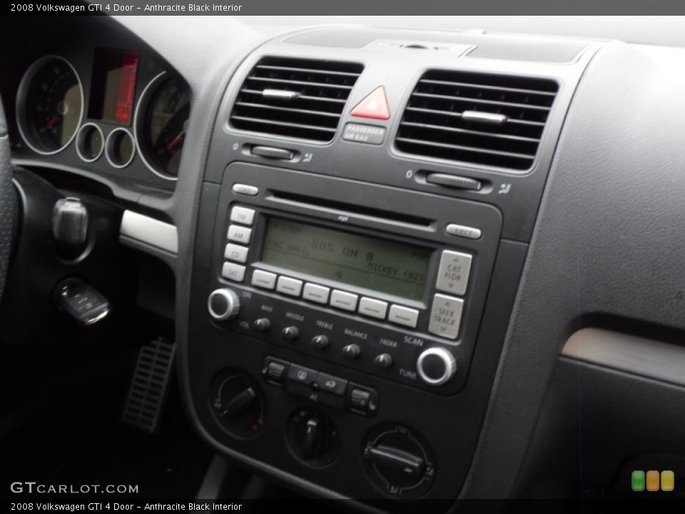 Anthracite Black Interior Controls for the 2008 Volkswagen GTI 4 Door #82001189