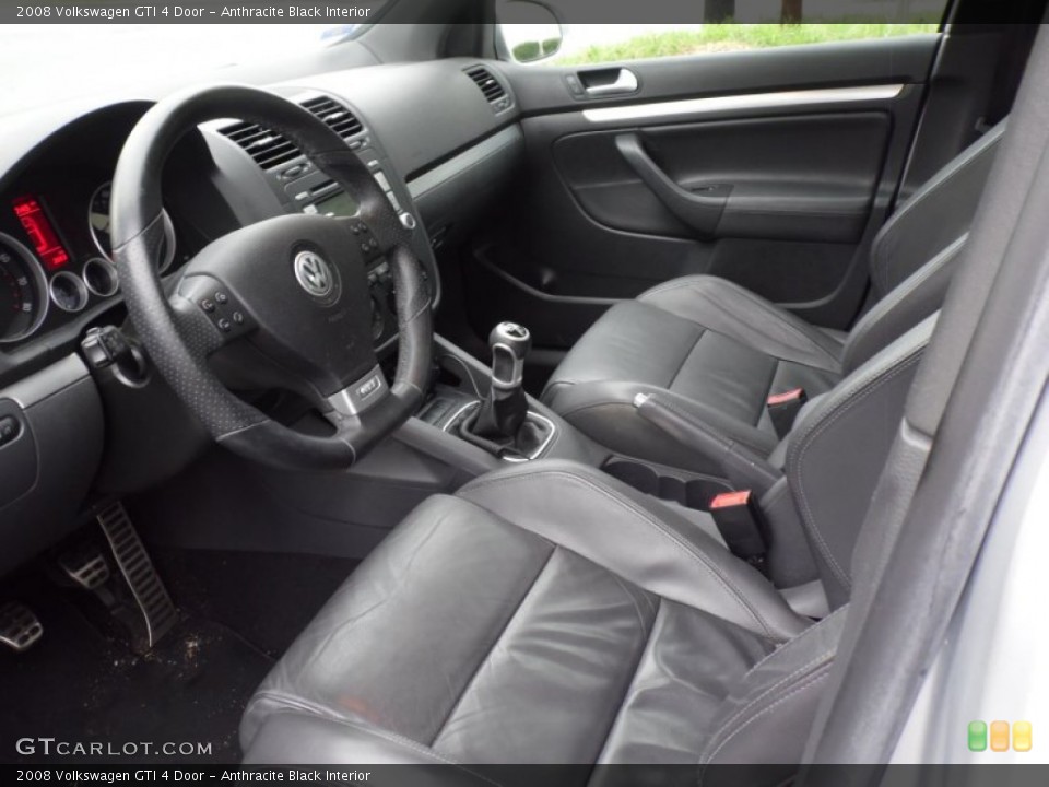 Anthracite Black 2008 Volkswagen GTI Interiors