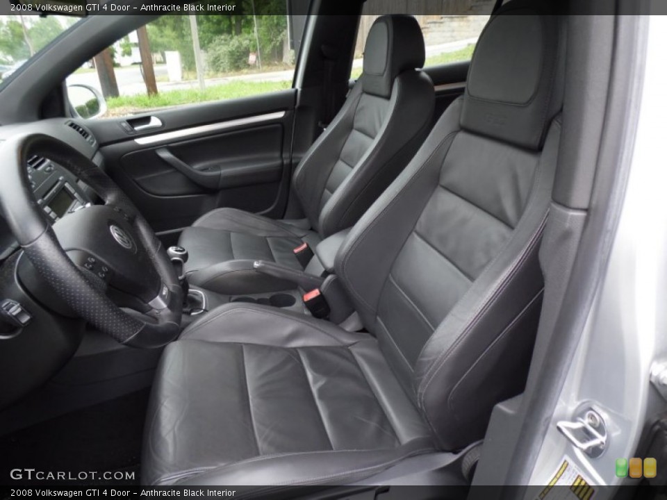 Anthracite Black Interior Front Seat for the 2008 Volkswagen GTI 4 Door #82001327