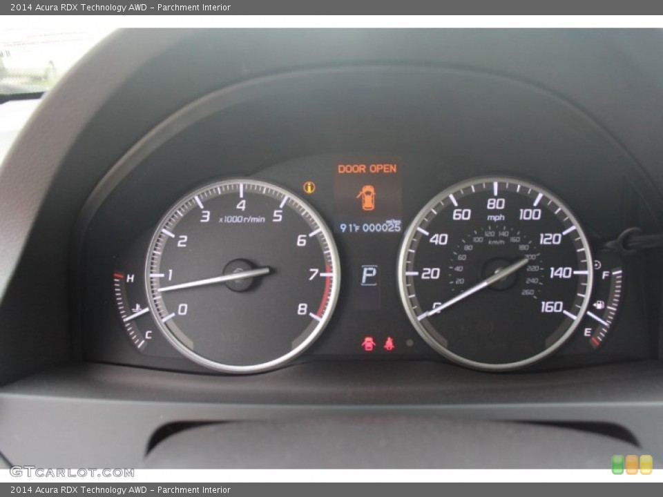 Parchment Interior Gauges for the 2014 Acura RDX Technology AWD #82002047