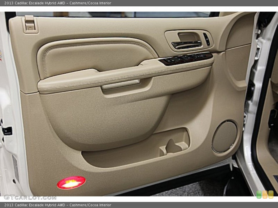 Cashmere/Cocoa Interior Door Panel for the 2013 Cadillac Escalade Hybrid AWD #82002371