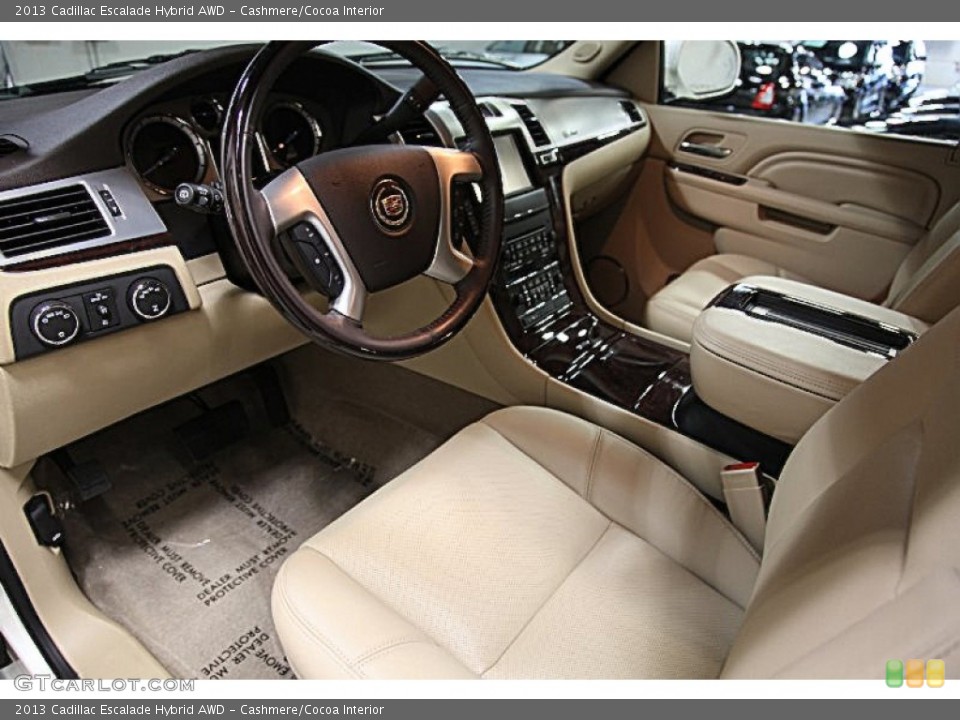 Cashmere/Cocoa Interior Prime Interior for the 2013 Cadillac Escalade Hybrid AWD #82002395