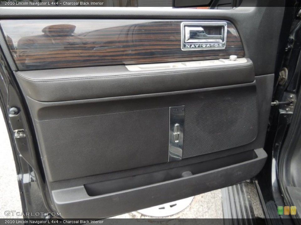 Charcoal Black Interior Door Panel for the 2010 Lincoln Navigator L 4x4 #82004978
