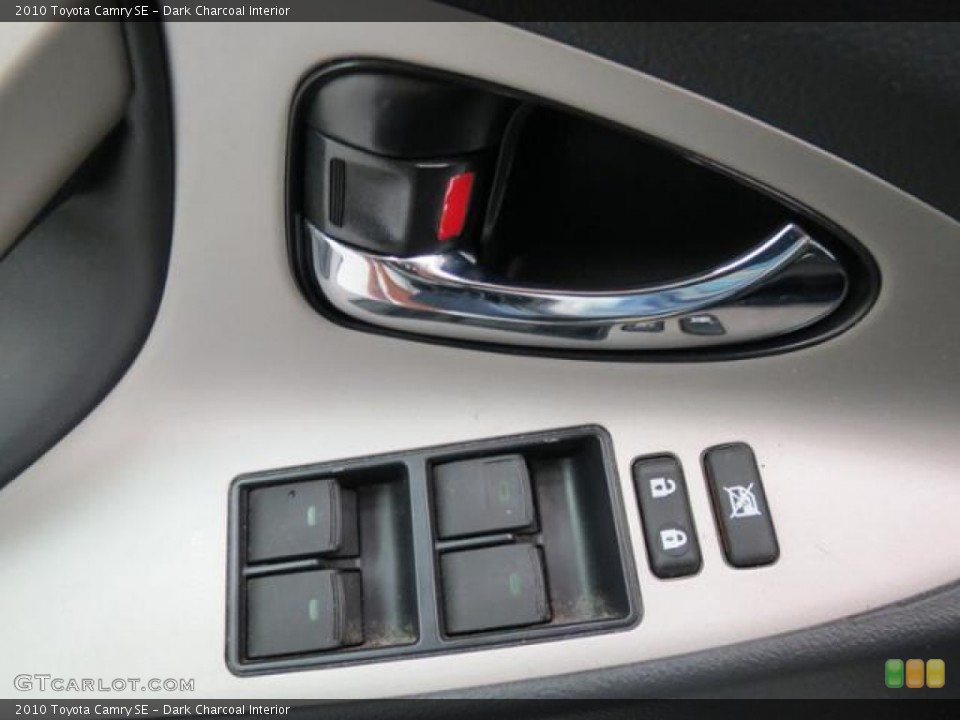 Dark Charcoal Interior Controls for the 2010 Toyota Camry SE #82008923