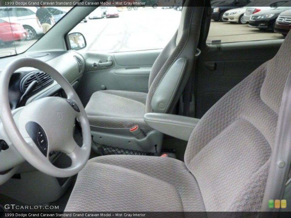 Mist Gray Interior Front Seat for the 1999 Dodge Grand Caravan  #82009196