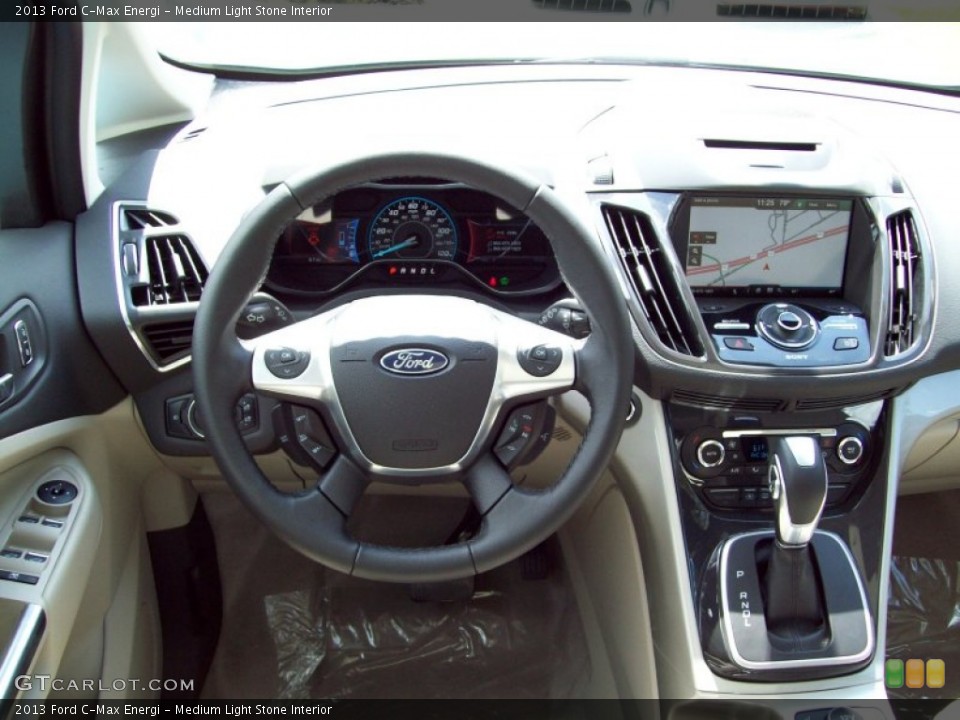Medium Light Stone Interior Dashboard for the 2013 Ford C-Max Energi #82009721