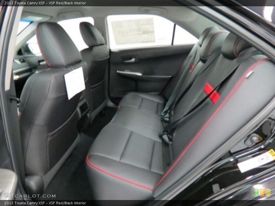 XSP Red/Black Interior Rear Seat for the 2013 Toyota Camry XSP #82010098