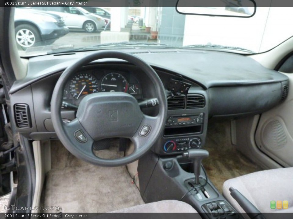 Gray Interior Dashboard for the 2001 Saturn S Series SL1 Sedan #82010567