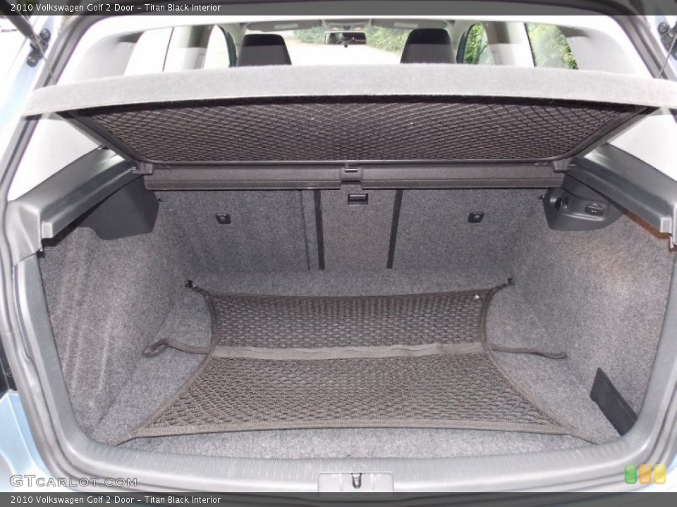 Titan Black Interior Trunk for the 2010 Volkswagen Golf 2 Door #82010849
