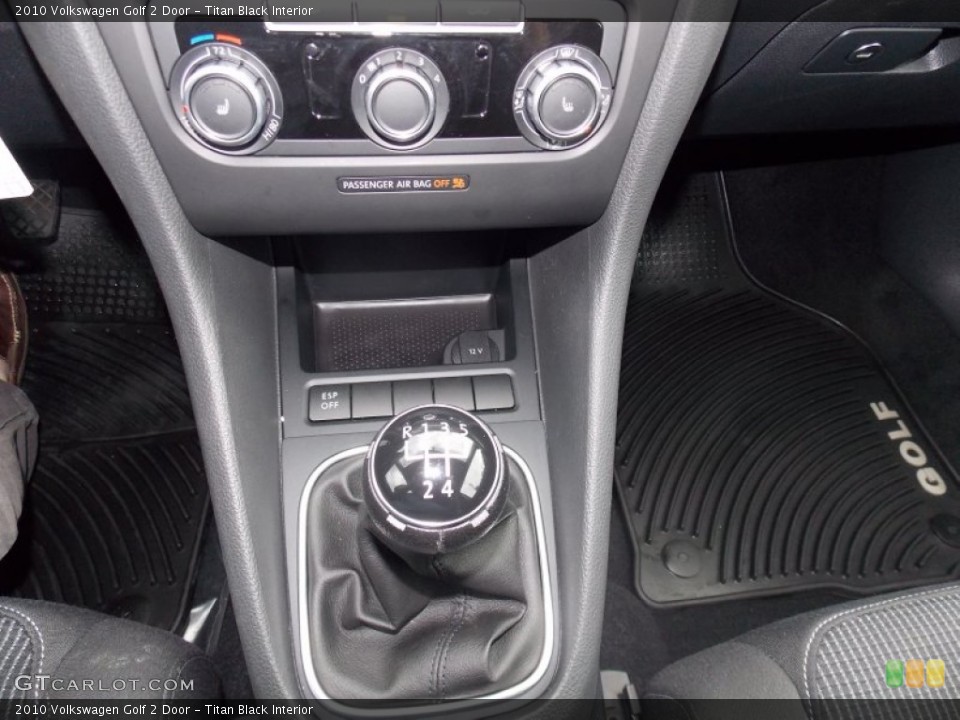 Titan Black Interior Transmission for the 2010 Volkswagen Golf 2 Door #82011008