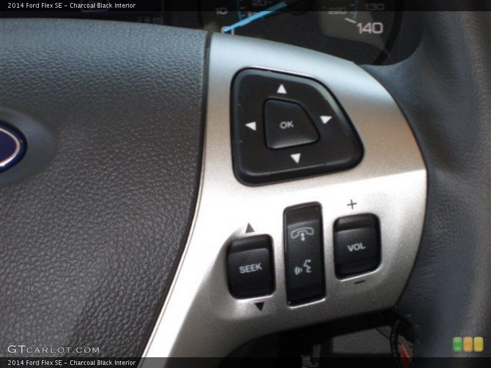 Charcoal Black Interior Controls for the 2014 Ford Flex SE #82011292