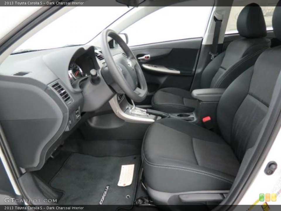 Dark Charcoal Interior Photo for the 2013 Toyota Corolla S #82013304