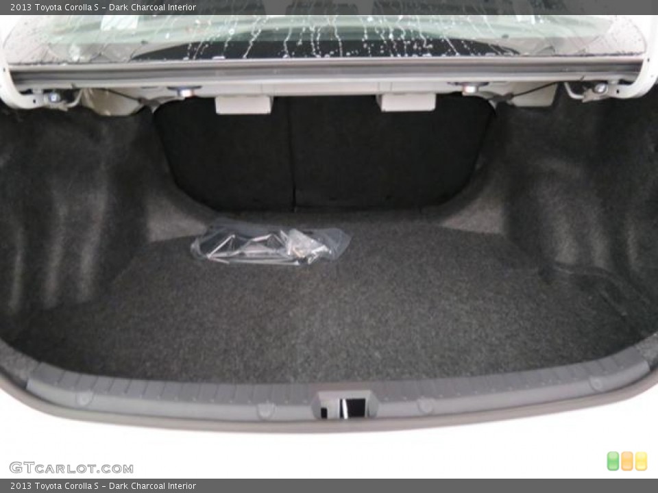 Dark Charcoal Interior Trunk for the 2013 Toyota Corolla S #82013507