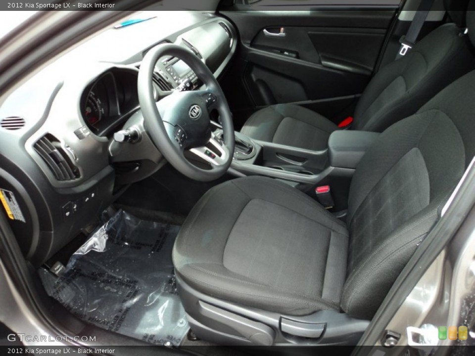 Black Interior Photo for the 2012 Kia Sportage LX #82014712