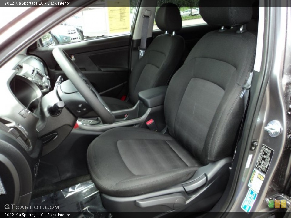 Black Interior Front Seat for the 2012 Kia Sportage LX #82014743