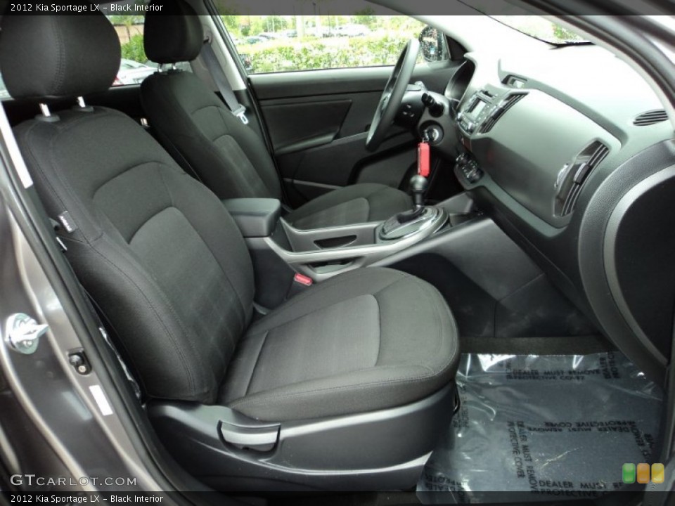Black Interior Front Seat for the 2012 Kia Sportage LX #82014779