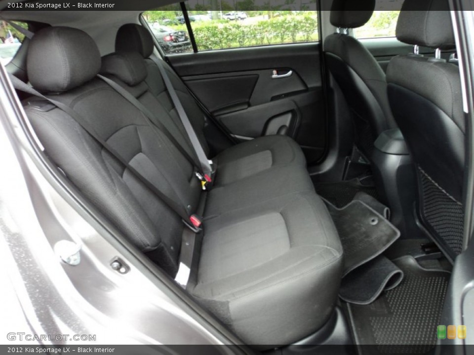 Black Interior Rear Seat for the 2012 Kia Sportage LX #82014822
