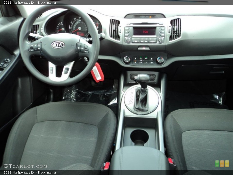 Black Interior Dashboard for the 2012 Kia Sportage LX #82014846