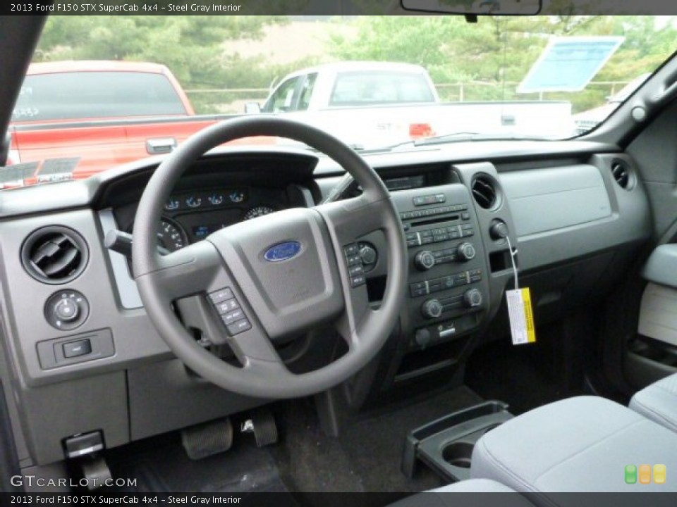 Steel Gray Interior Prime Interior for the 2013 Ford F150 STX SuperCab 4x4 #82015625