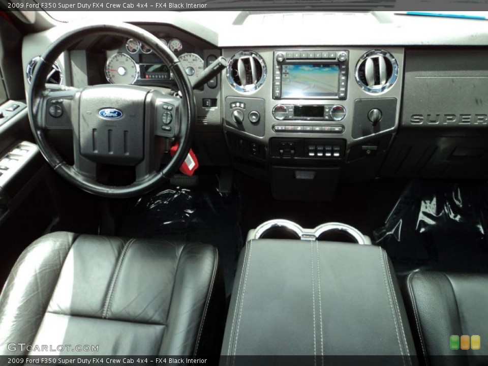 FX4 Black Interior Dashboard for the 2009 Ford F350 Super Duty FX4 Crew Cab 4x4 #82015760