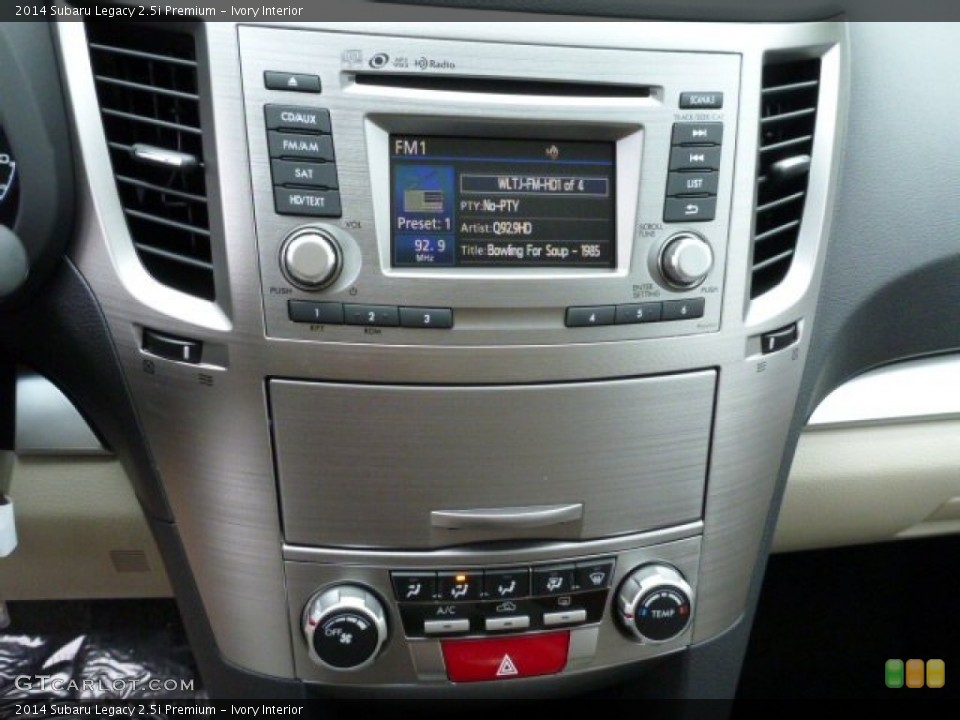 Ivory Interior Controls for the 2014 Subaru Legacy 2.5i Premium #82019906