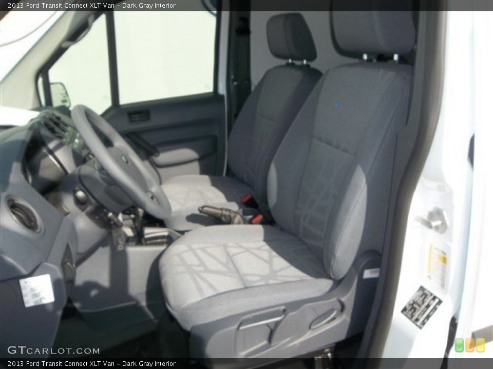 Dark Gray Interior Front Seat for the 2013 Ford Transit Connect XLT Van #82021893