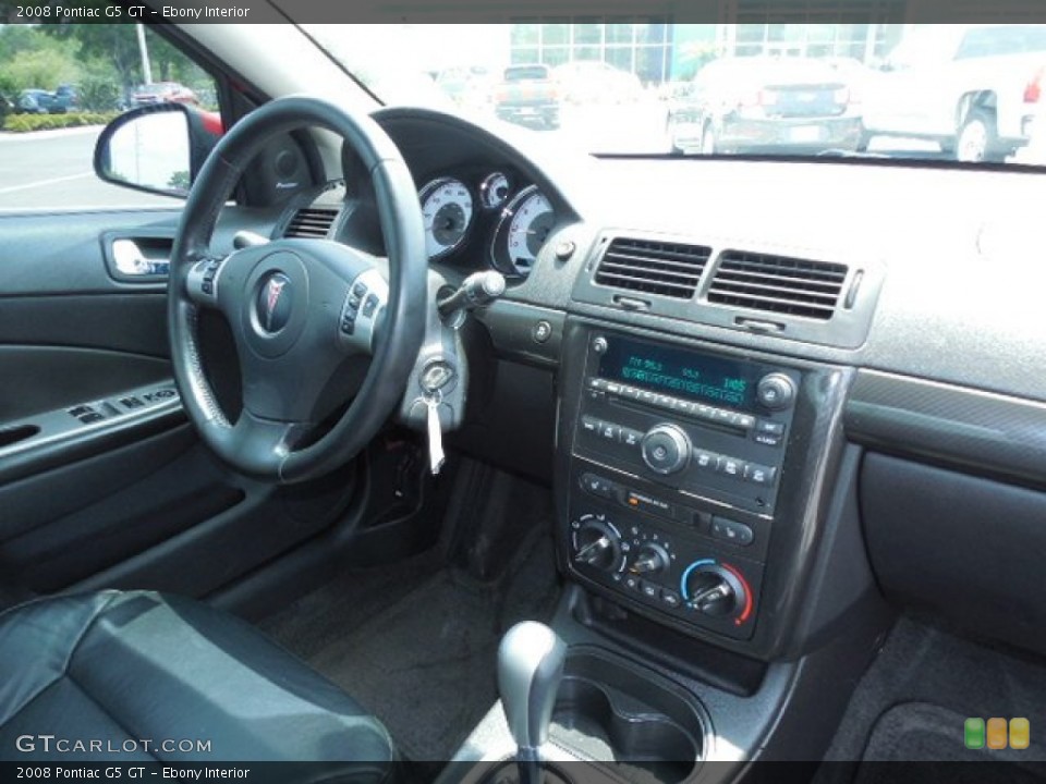 Ebony Interior Dashboard for the 2008 Pontiac G5 GT #82023391