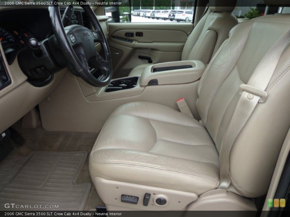 Neutral Interior Front Seat for the 2006 GMC Sierra 3500 SLT Crew Cab 4x4 Dually #82026311