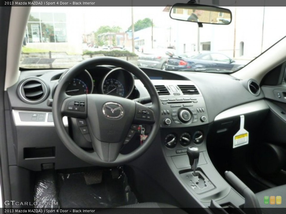 Black Interior Dashboard for the 2013 Mazda MAZDA3 i Sport 4 Door #82028080