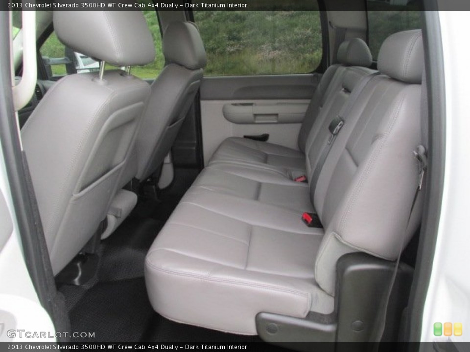 Dark Titanium Interior Rear Seat for the 2013 Chevrolet Silverado 3500HD WT Crew Cab 4x4 Dually #82029672