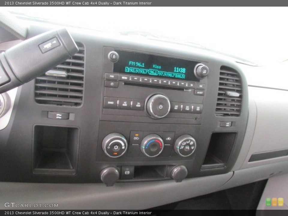 Dark Titanium Interior Controls for the 2013 Chevrolet Silverado 3500HD WT Crew Cab 4x4 Dually #82029803