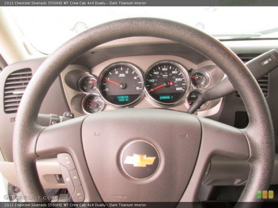 Dark Titanium Interior Steering Wheel for the 2013 Chevrolet Silverado 3500HD WT Crew Cab 4x4 Dually #82029827