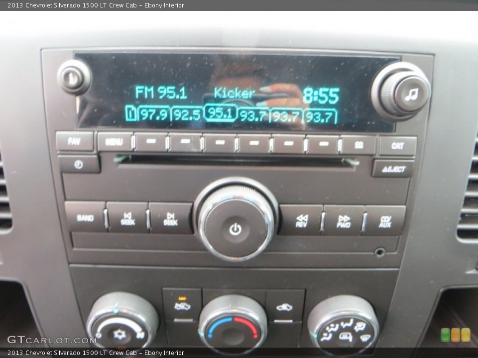Ebony Interior Controls for the 2013 Chevrolet Silverado 1500 LT Crew Cab #82035972