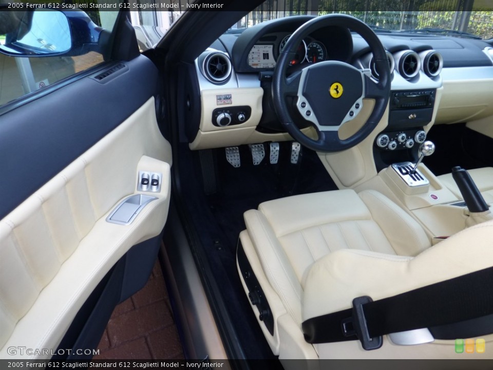 Ivory Interior Photo for the 2005 Ferrari 612 Scaglietti  #82037369