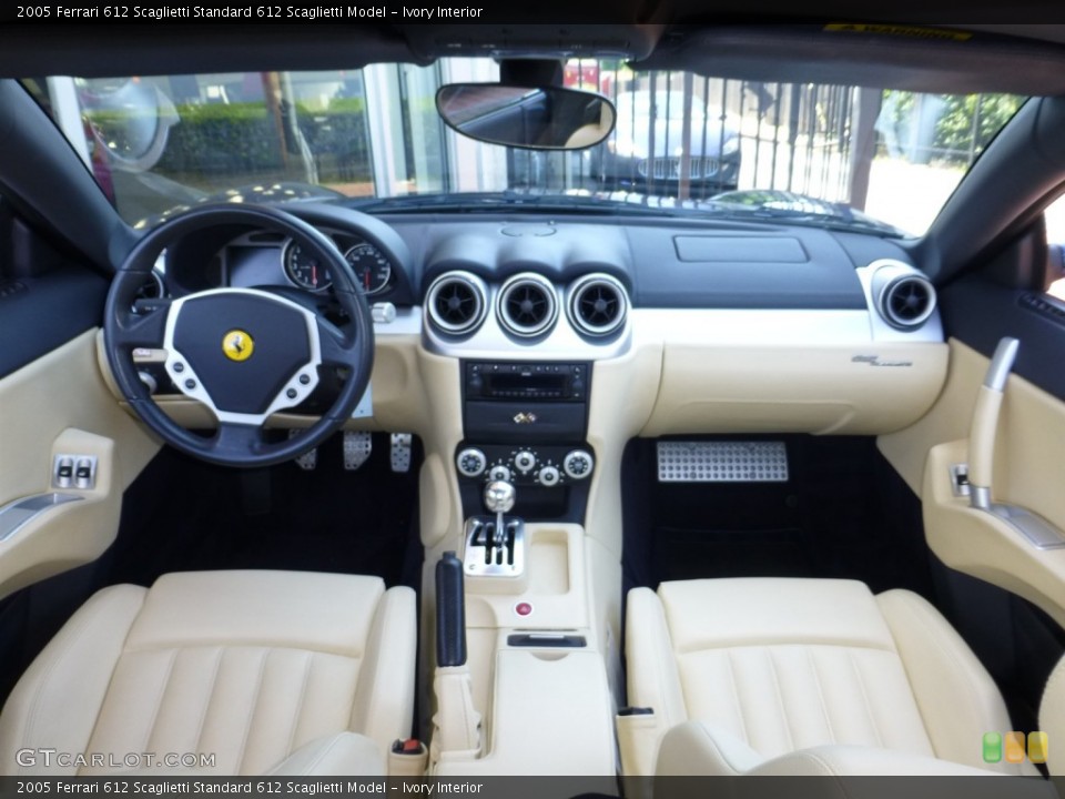 Ivory Interior Dashboard for the 2005 Ferrari 612 Scaglietti  #82037405