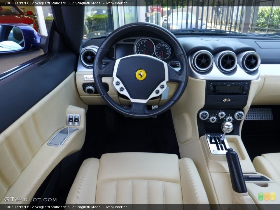 Ivory Interior Dashboard for the 2005 Ferrari 612 Scaglietti  #82037414