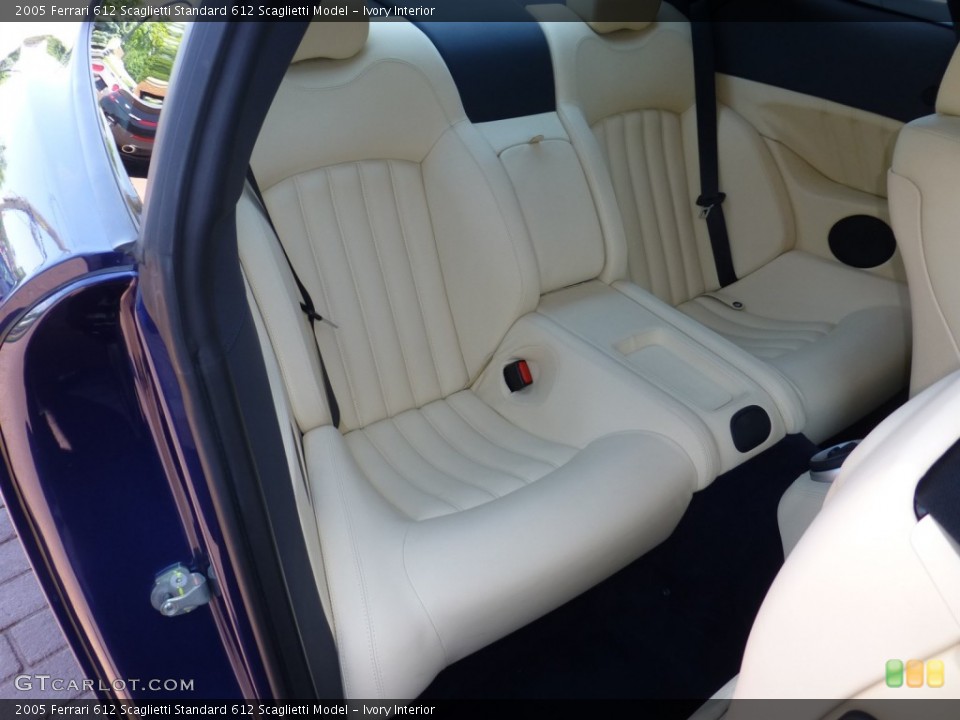 Ivory Interior Rear Seat for the 2005 Ferrari 612 Scaglietti  #82037465