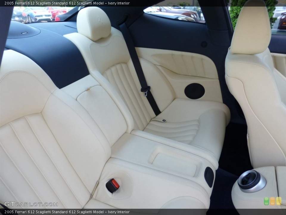 Ivory Interior Rear Seat for the 2005 Ferrari 612 Scaglietti  #82037474
