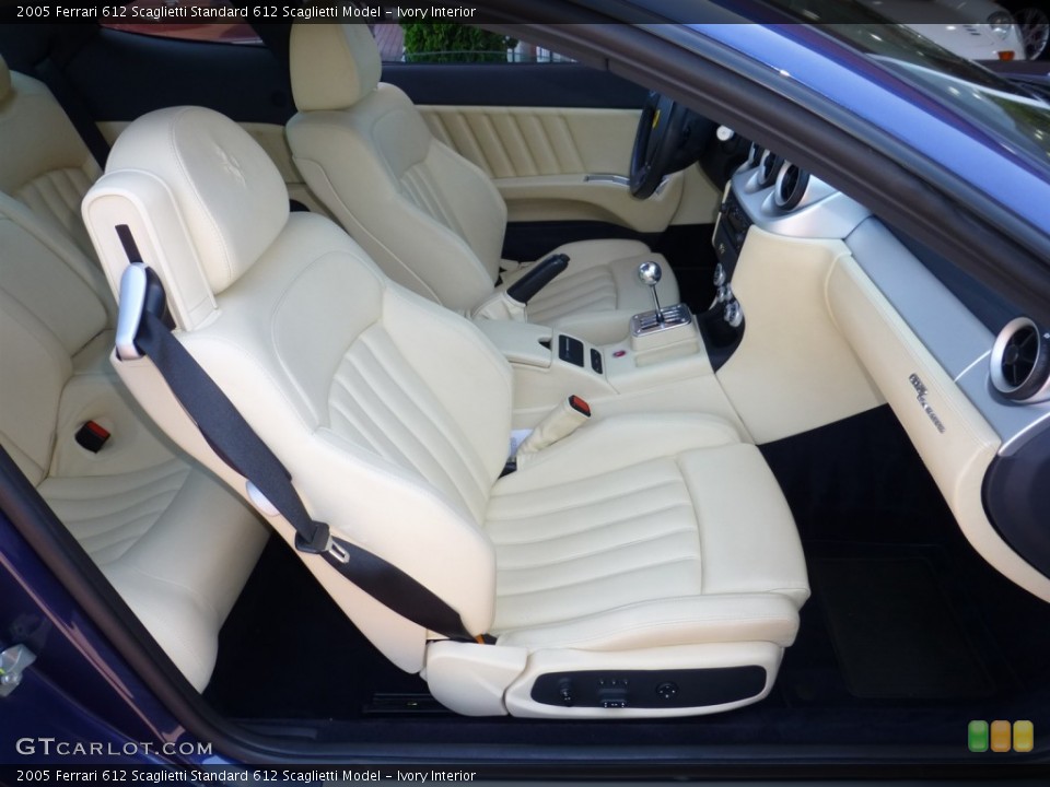 Ivory Interior Front Seat for the 2005 Ferrari 612 Scaglietti  #82037492