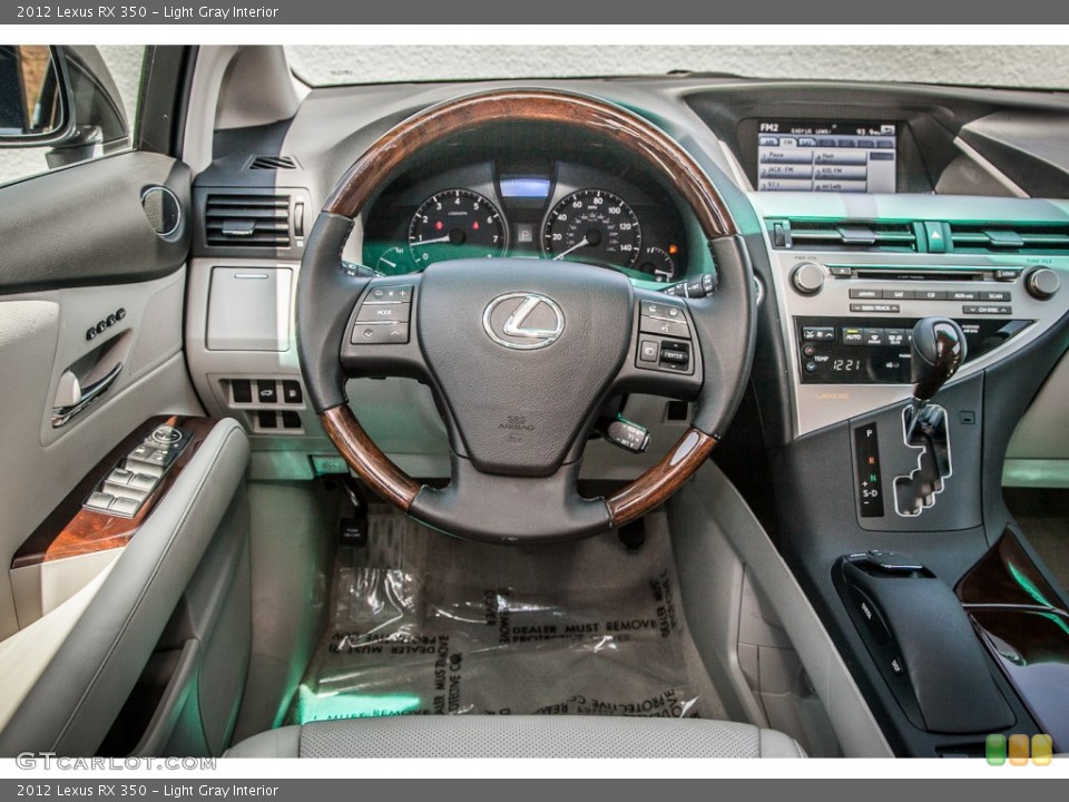 Light Gray Interior Dashboard for the 2012 Lexus RX 350 #82038960