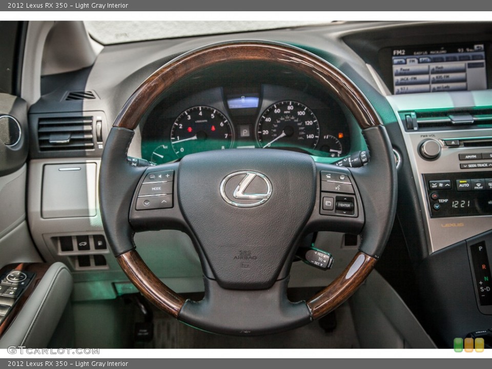 Light Gray Interior Steering Wheel for the 2012 Lexus RX 350 #82039363